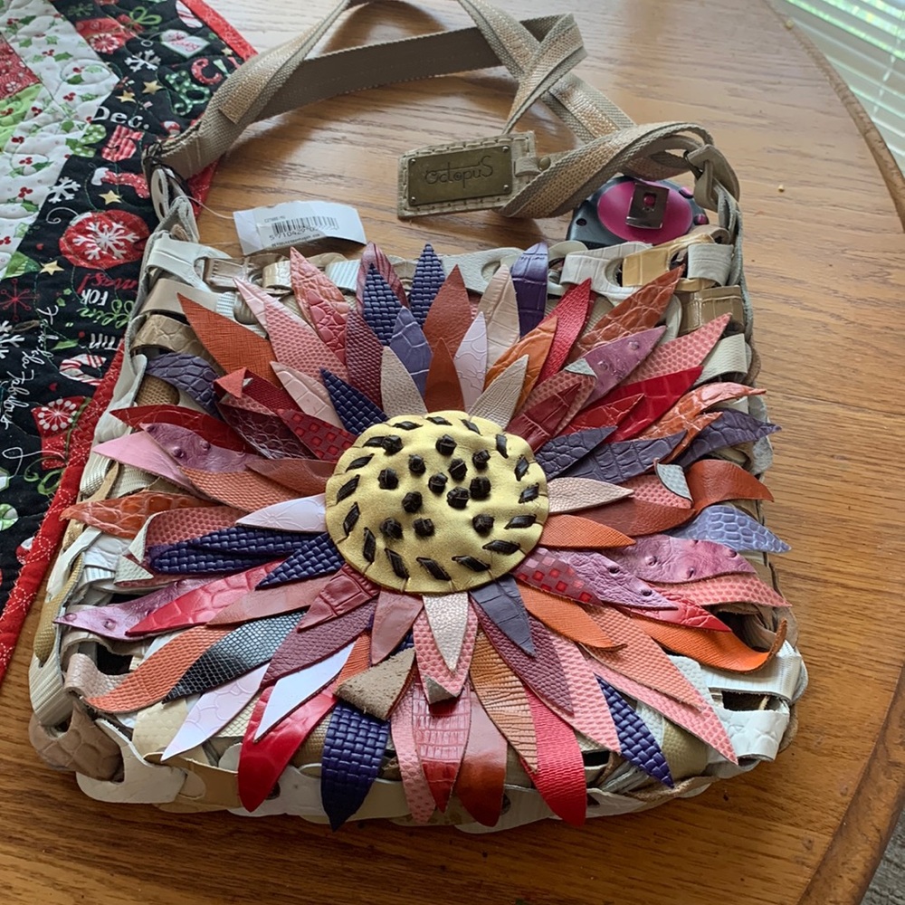 Octopus Copenhagen Leather Shoulder Bag NWT